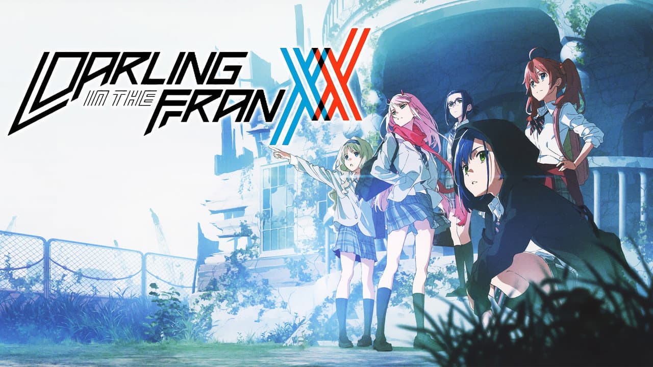 DARLING in the FRANXX — backdrops with title 3