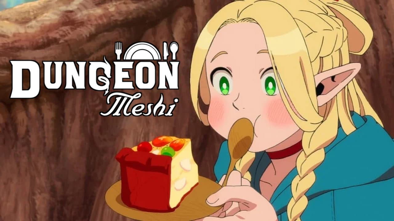 Delicious in Dungeon — backdrops with title 1