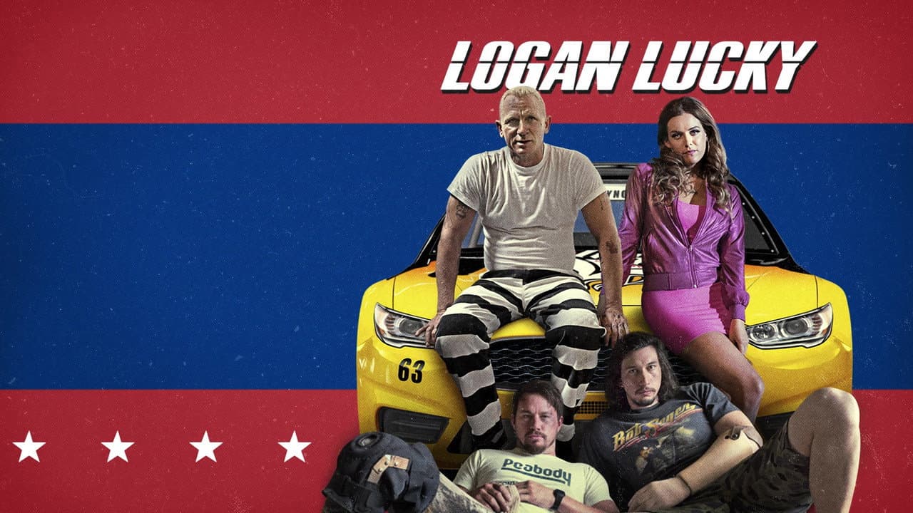 Logan Lucky — backdrops with title 1