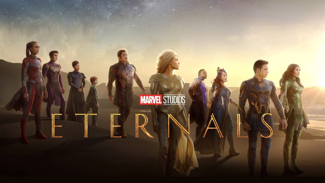 Eternals — backdrops with title 3