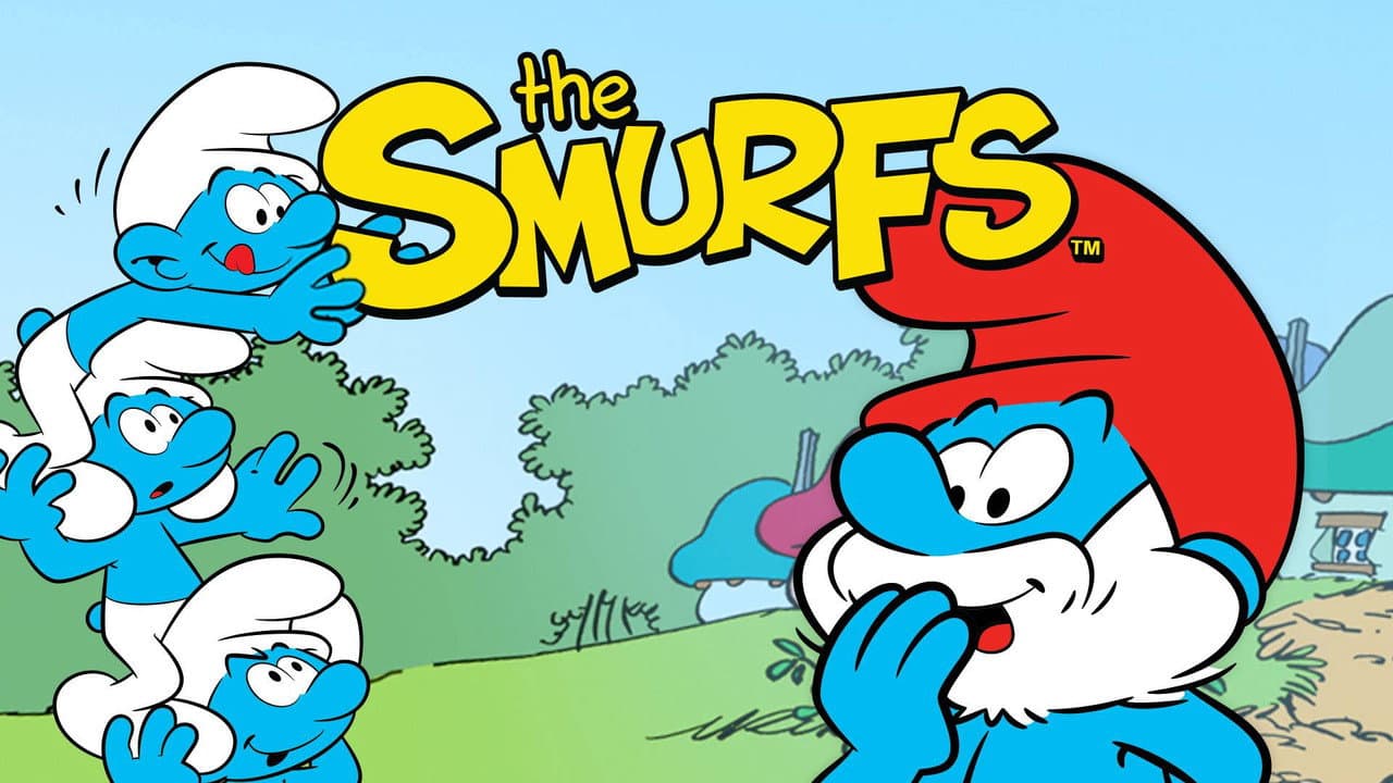 The Smurfs — backdrops with title 3