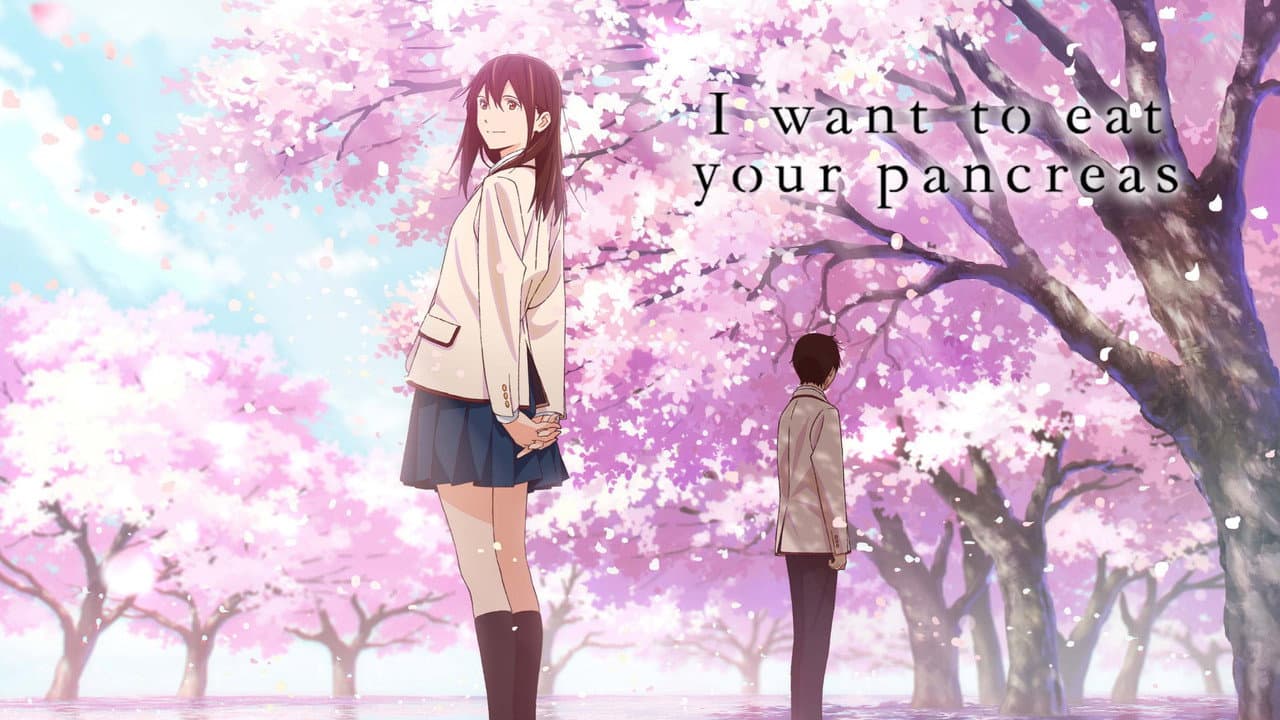 I Want to Eat Your Pancreas — backdrops with title 4