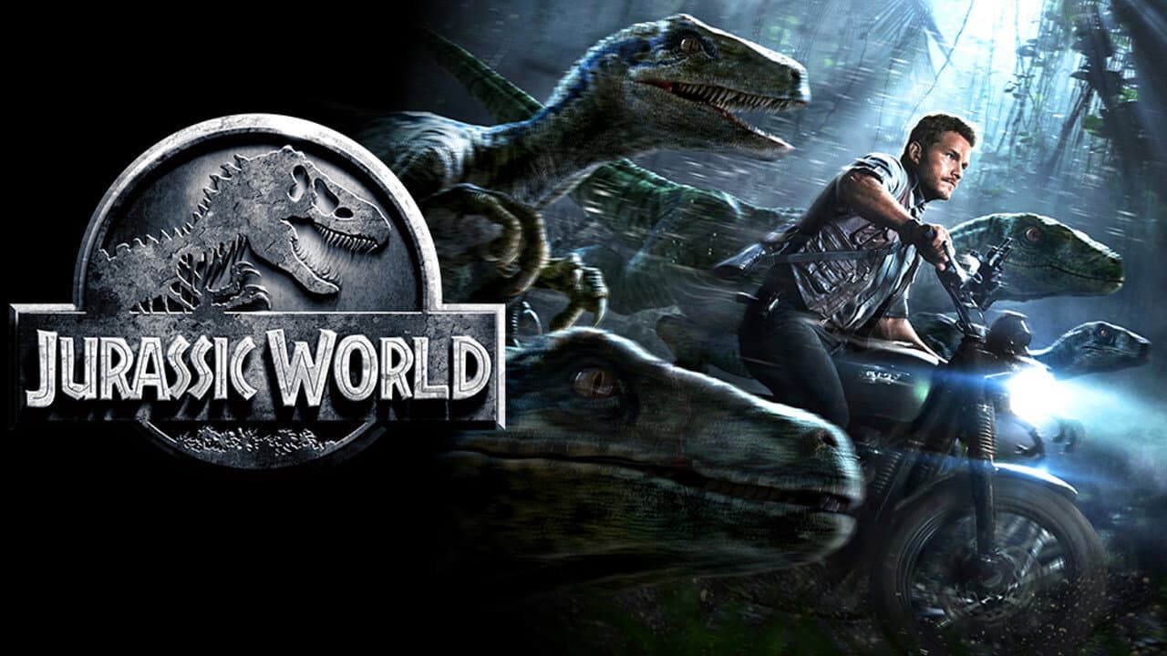Jurassic World — backdrops with title 5