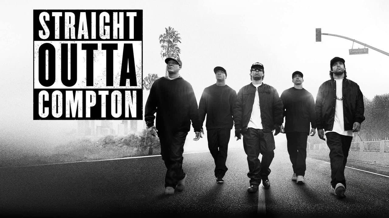Straight Outta Compton — backdrops with title 3