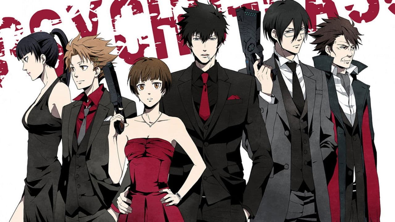 Psycho-Pass — backdrops with title 1