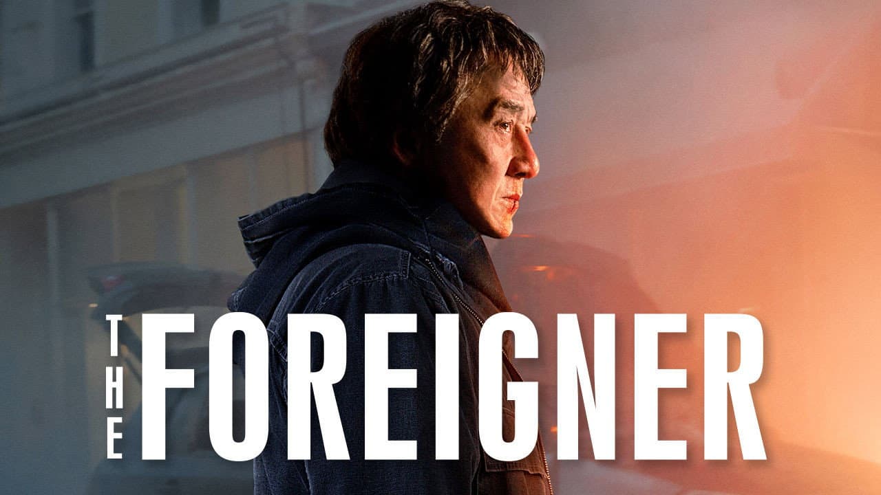 The Foreigner — backdrops with title 4