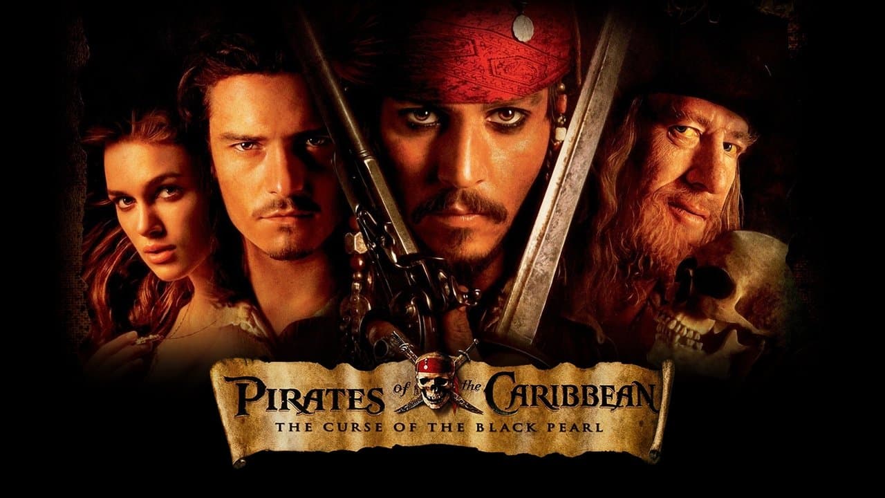 Pirates of the Caribbean: The Curse of the Black Pearl — backdrops with title 2