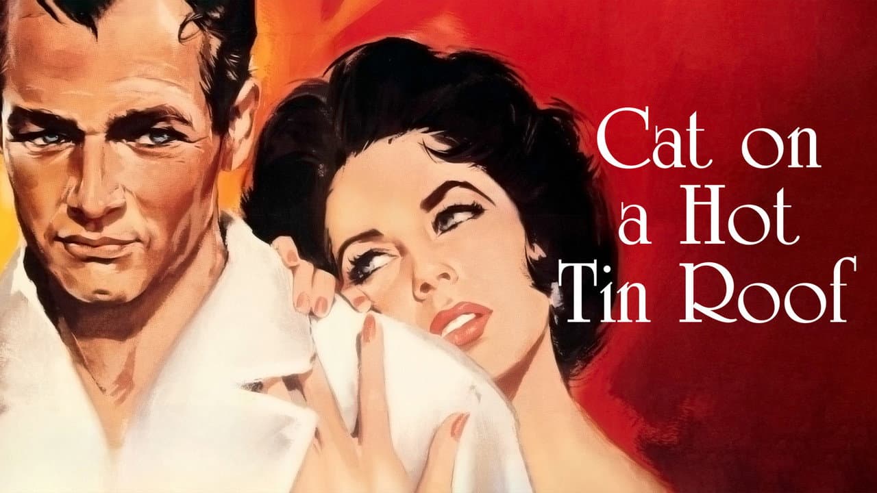 Cat on a Hot Tin Roof — backdrops with title 3