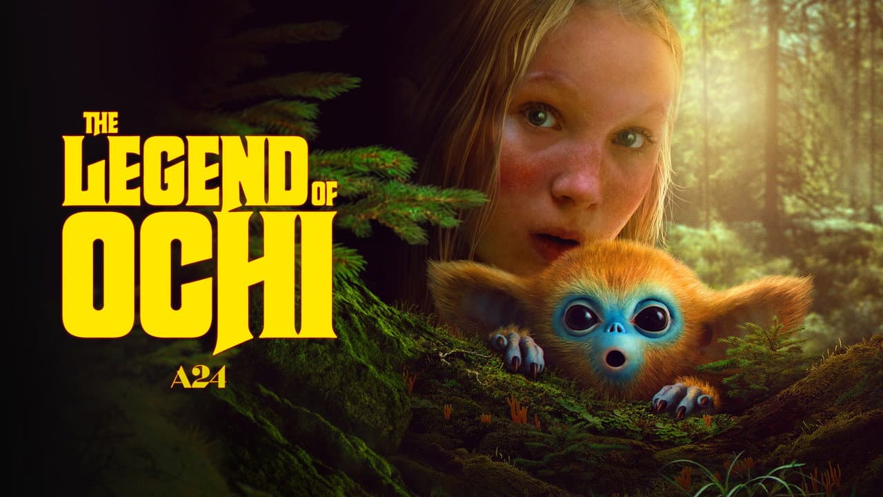 The Legend of Ochi — backdrops with title 2