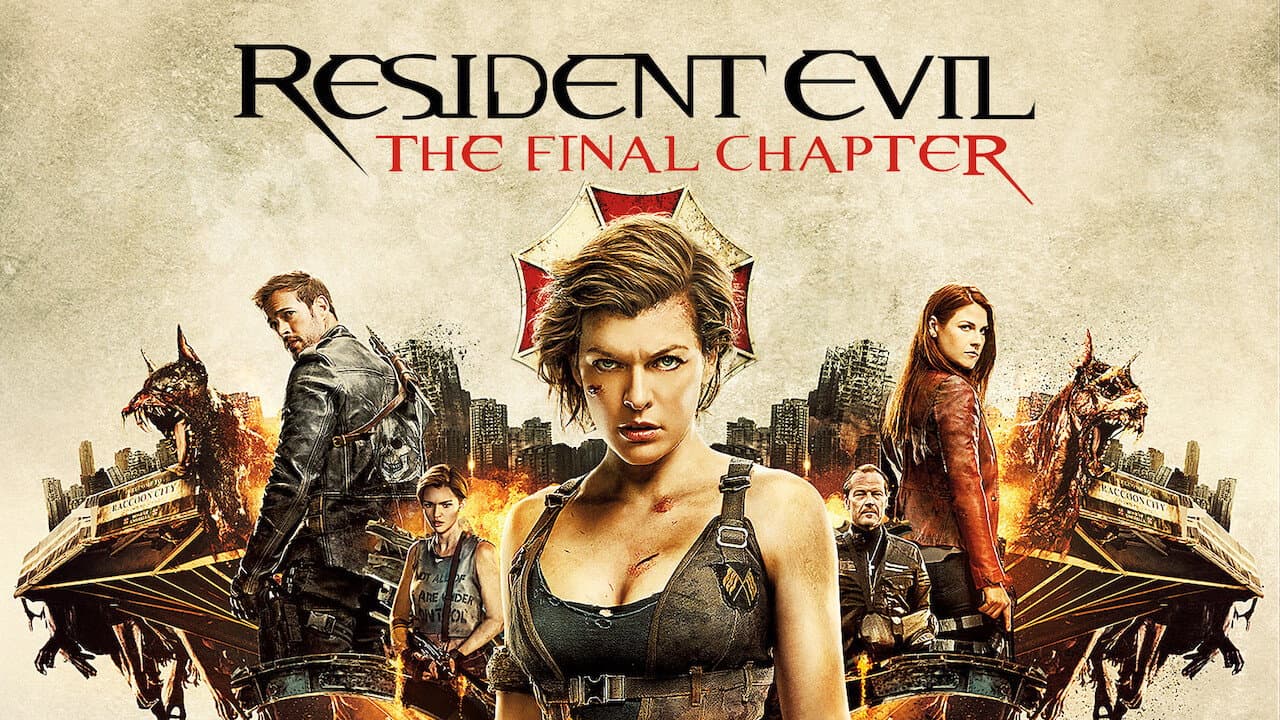 Resident Evil: The Final Chapter — backdrops with title 6
