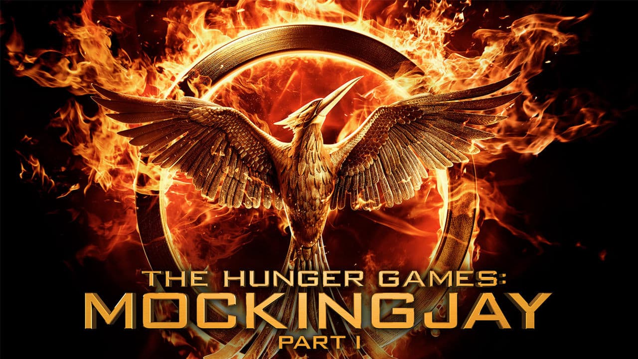 The Hunger Games: Mockingjay - Part 1 — backdrops with title 3
