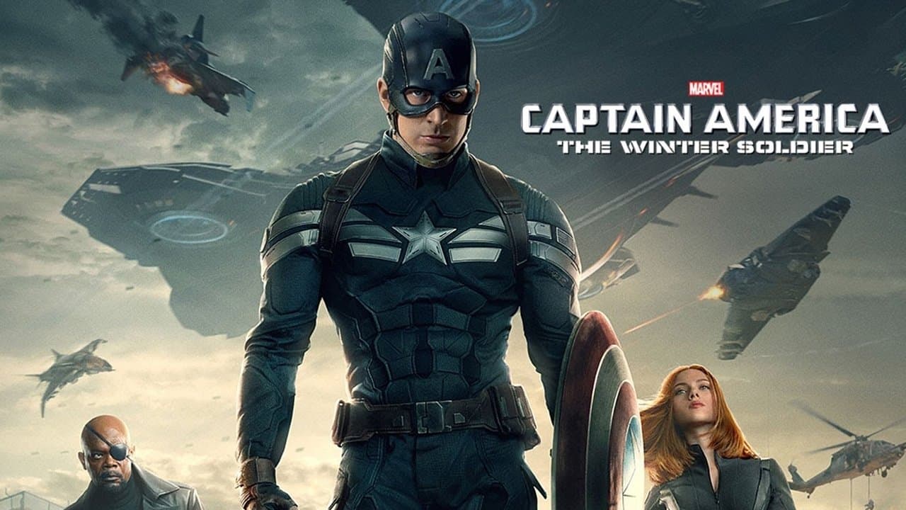 Captain America: The Winter Soldier — backdrops with title 1