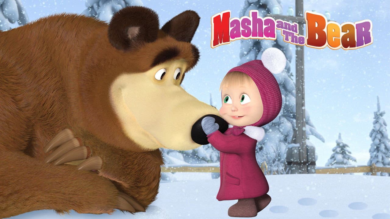 Masha and the Bear — backdrops with title 4
