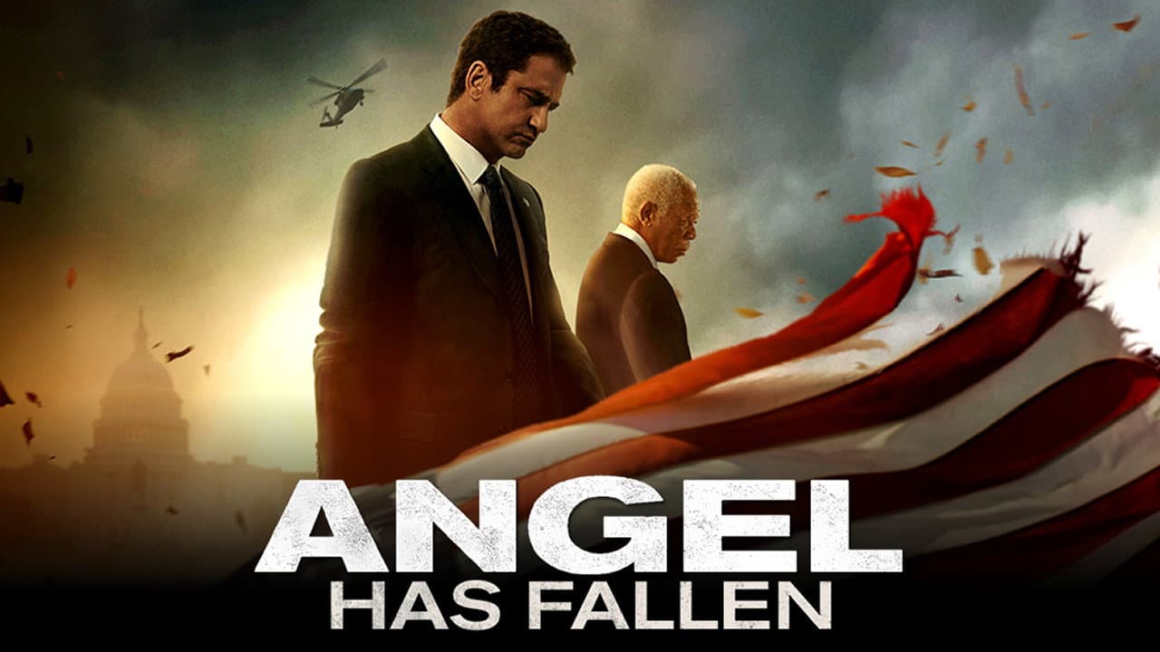 Angel Has Fallen — backdrops with title 5