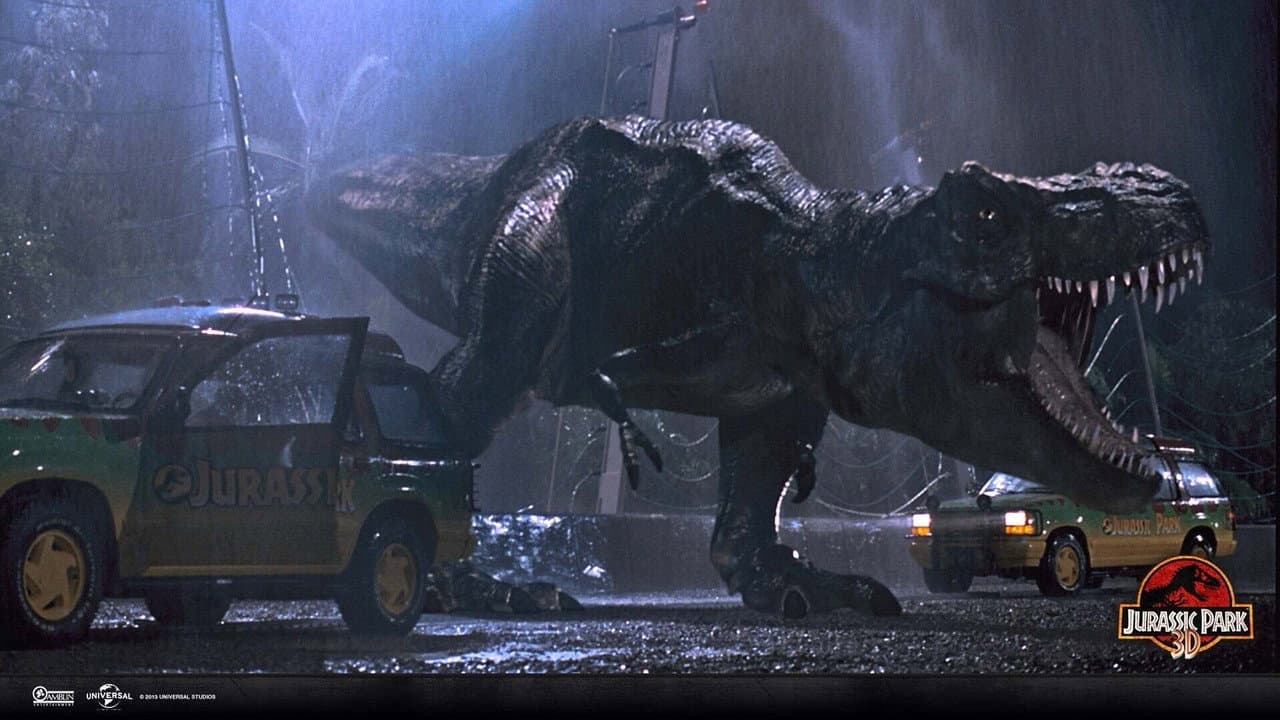 Jurassic Park — backdrops with title 5
