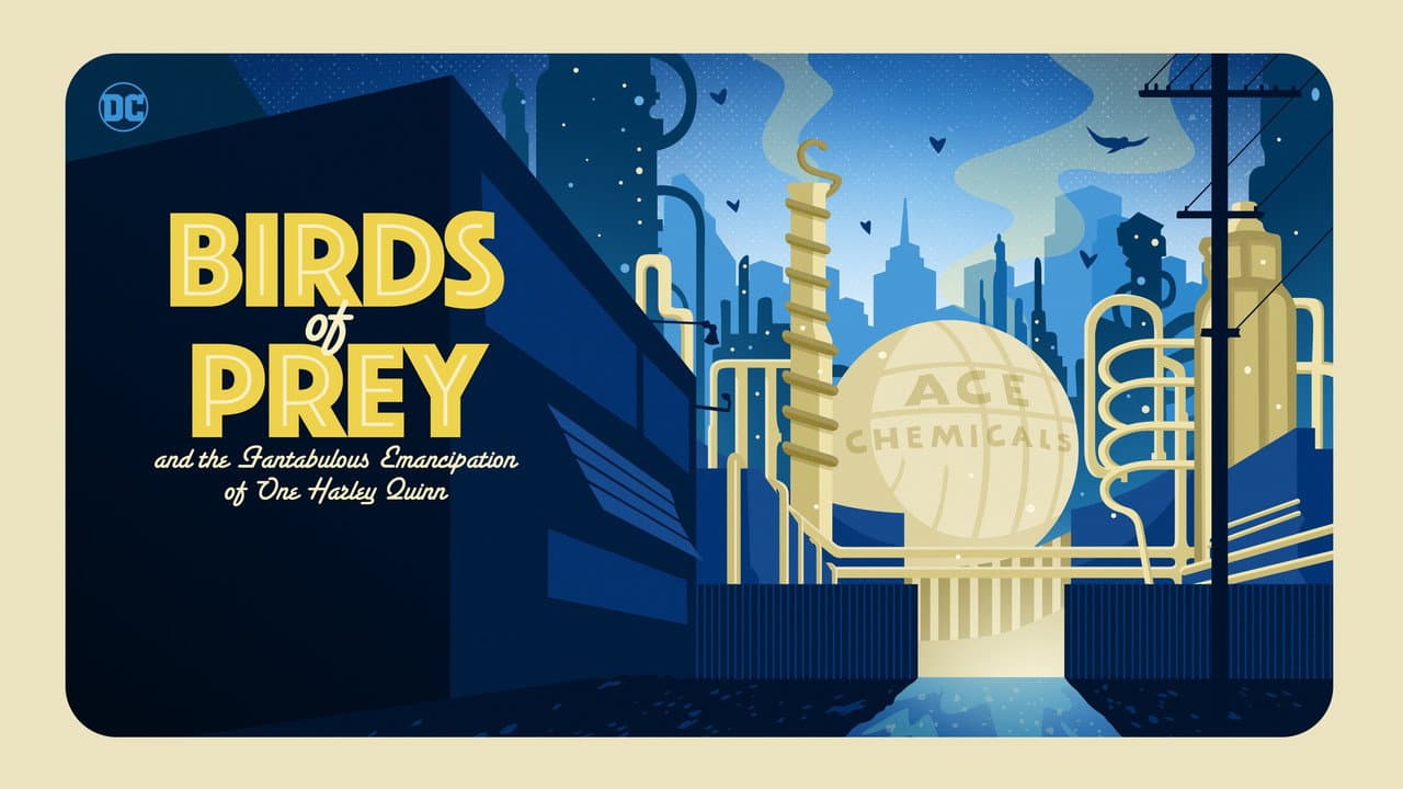 Birds of Prey (and the Fantabulous Emancipation of One Harley Quinn) — backdrops with title 6