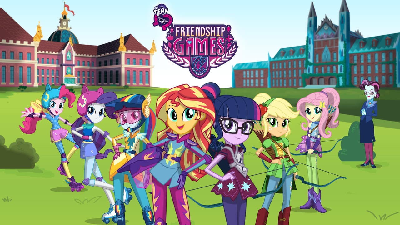 My Little Pony: Equestria Girls - Friendship Games — backdrops with title 1