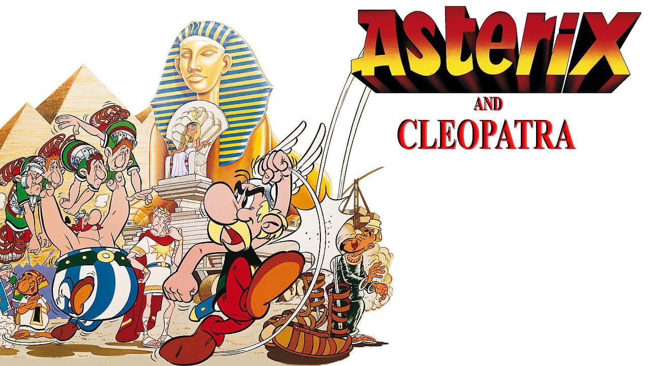 Asterix and Cleopatra — backdrops with title 1