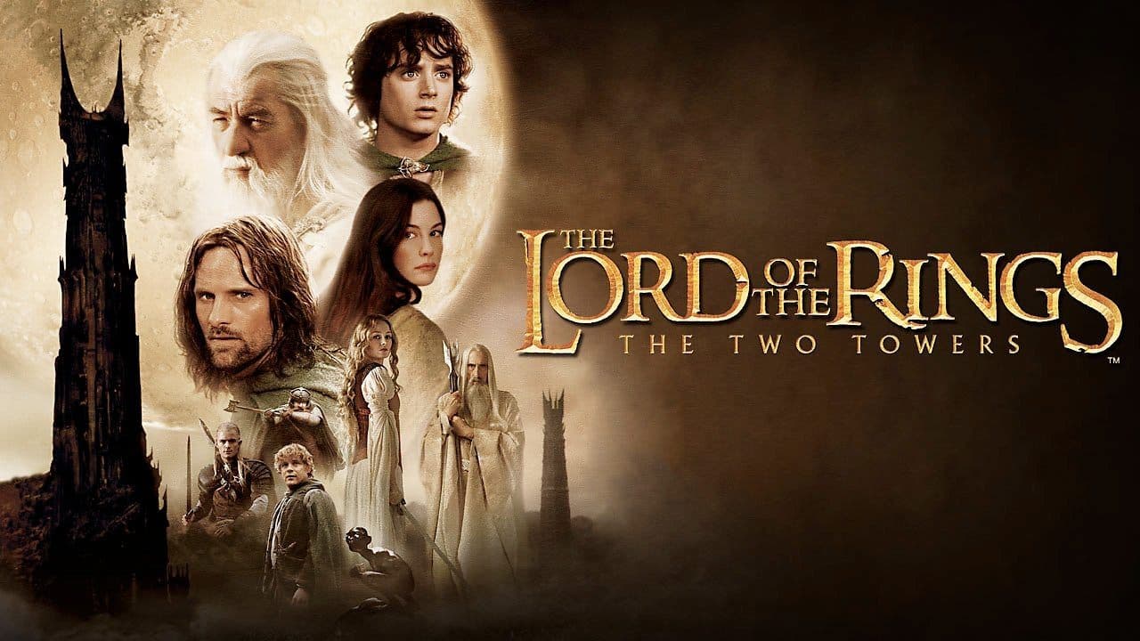 The Lord of the Rings: The Two Towers — backdrops with title 2