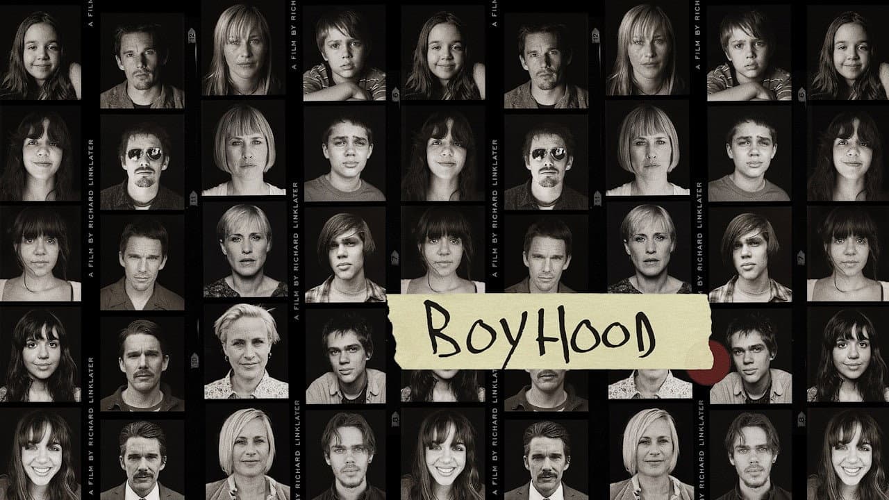 Boyhood — backdrops with title 2