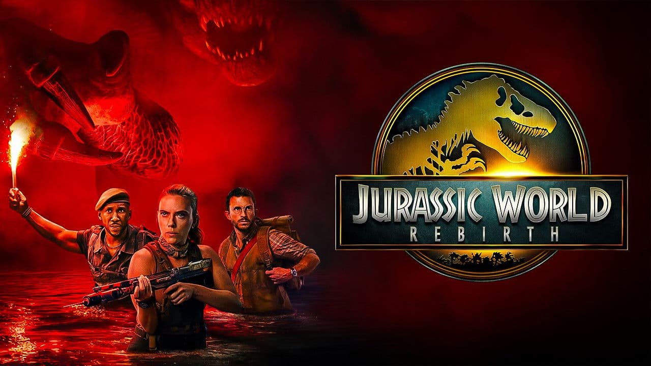 Jurassic World Rebirth — backdrops with title 3