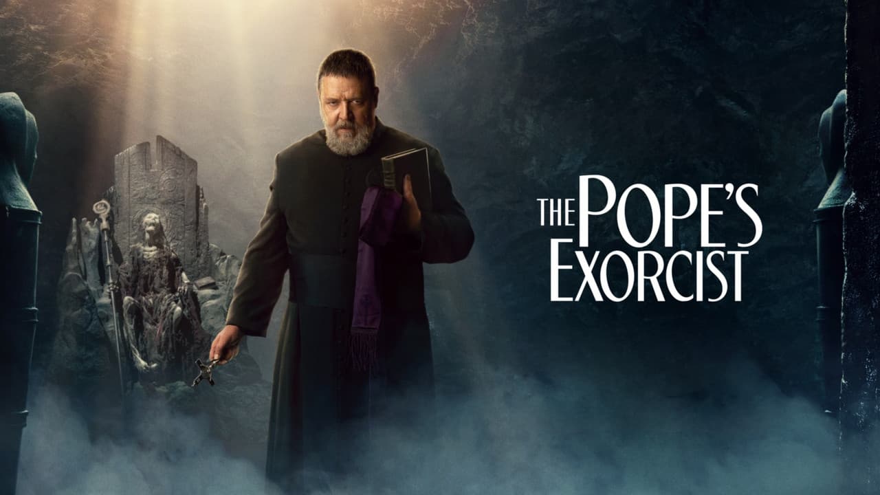 The Pope's Exorcist — backdrops with title 3