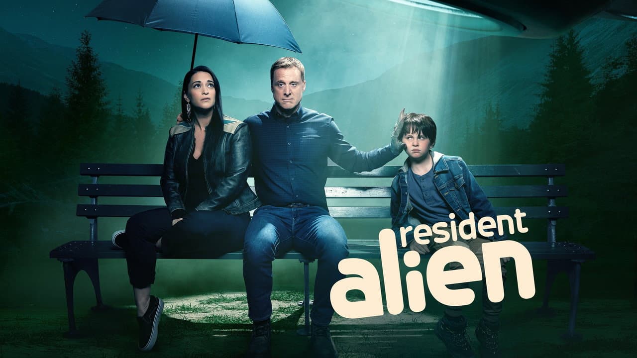 Resident Alien — backdrops with title 6