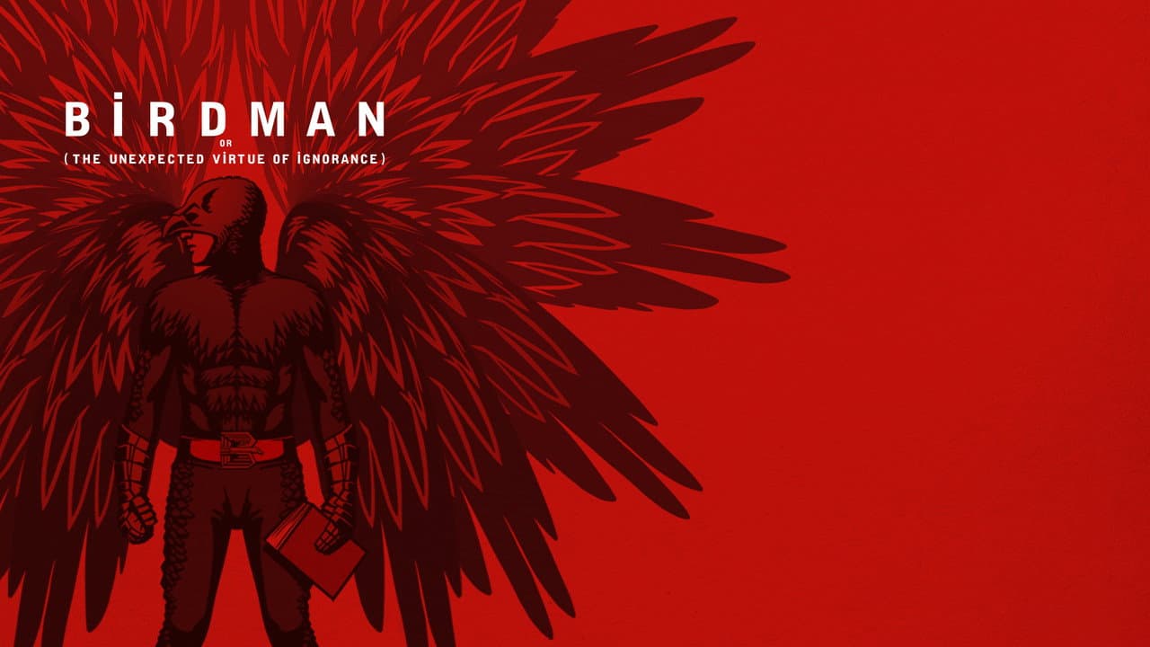 Birdman or (The Unexpected Virtue of Ignorance) — backdrops with title 7