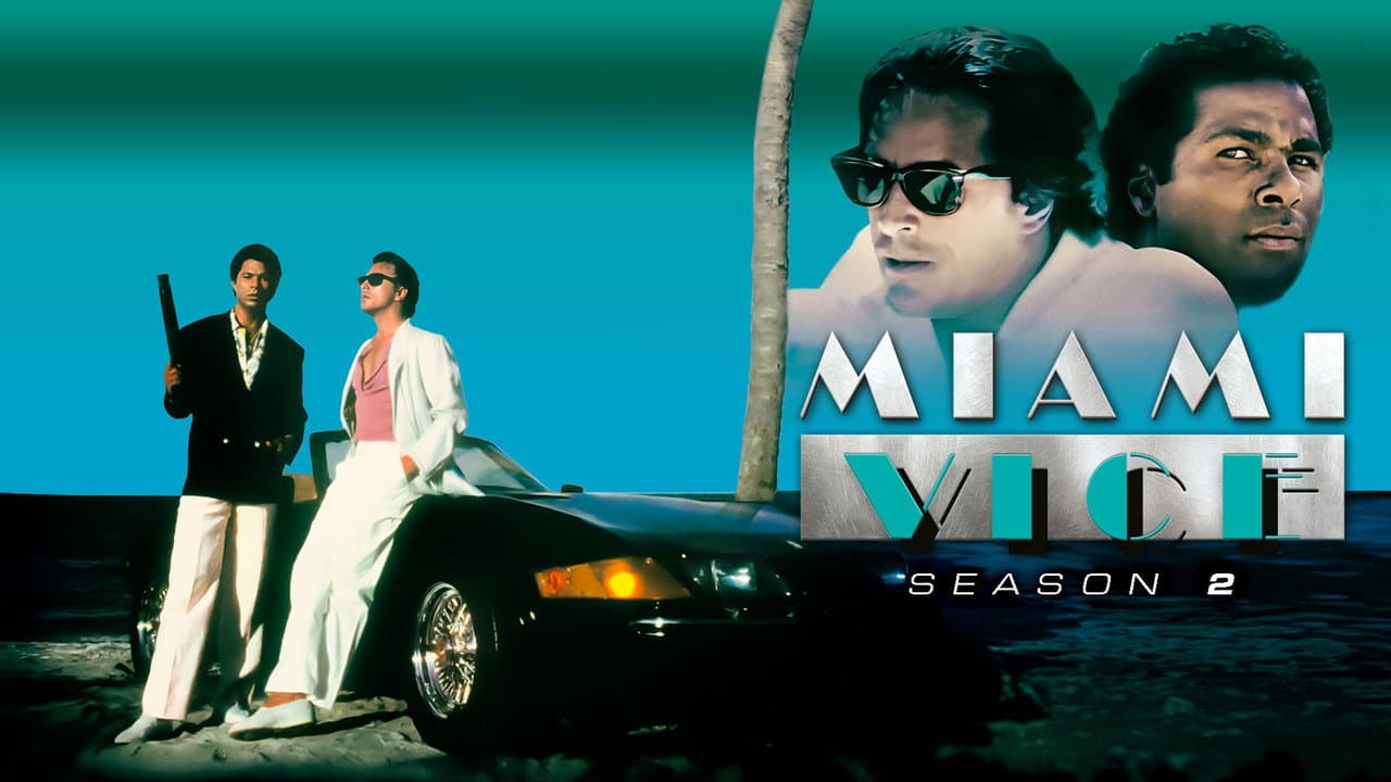 Miami Vice — backdrops with title 7