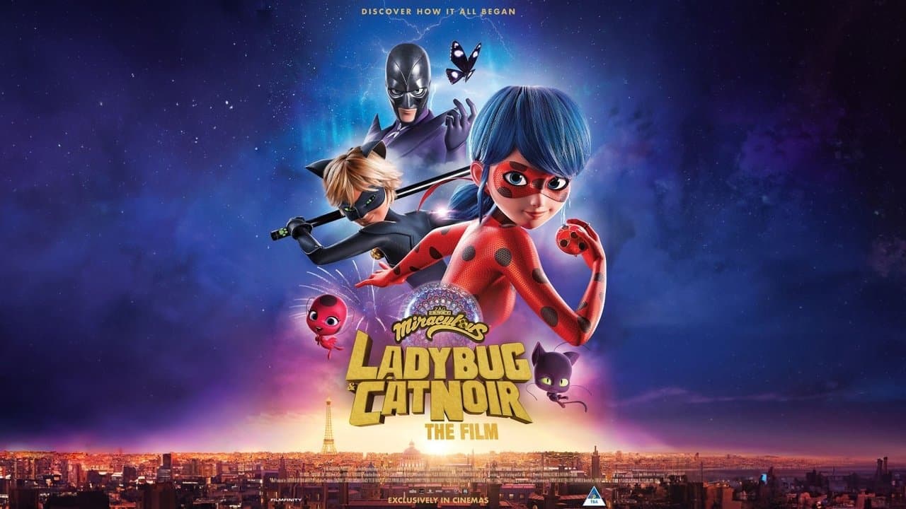 Miraculous: Ladybug & Cat Noir, The Movie — backdrops with title 1