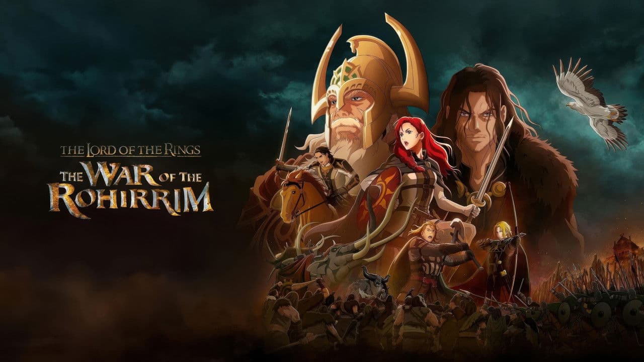The Lord of the Rings: The War of the Rohirrim — backdrops with title 1