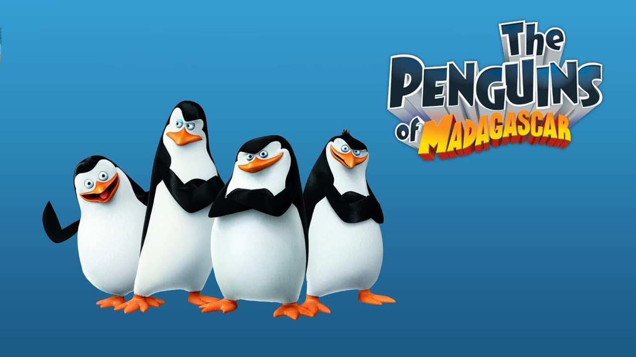 The Penguins of Madagascar — backdrops with title 4