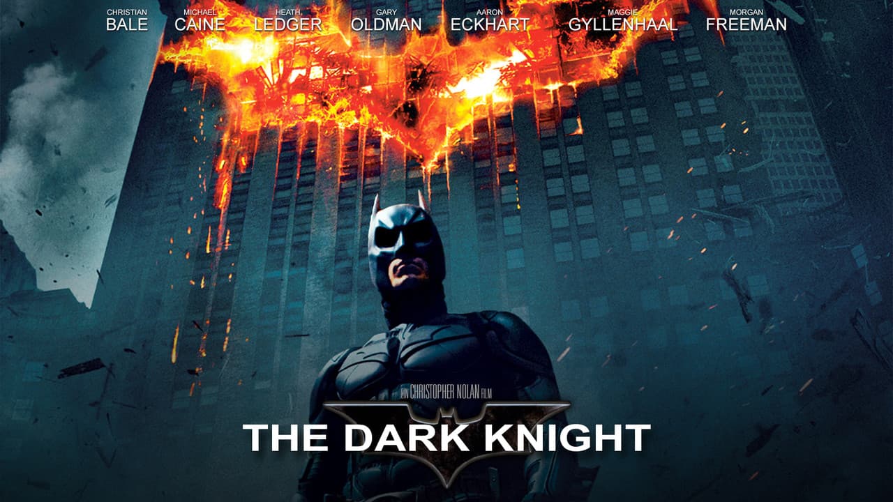 The Dark Knight — backdrops with title 1