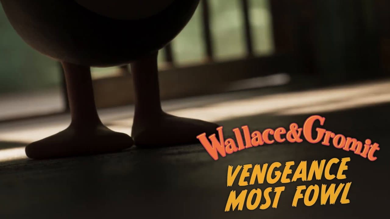 Wallace & Gromit: Vengeance Most Fowl — backdrops with title 4