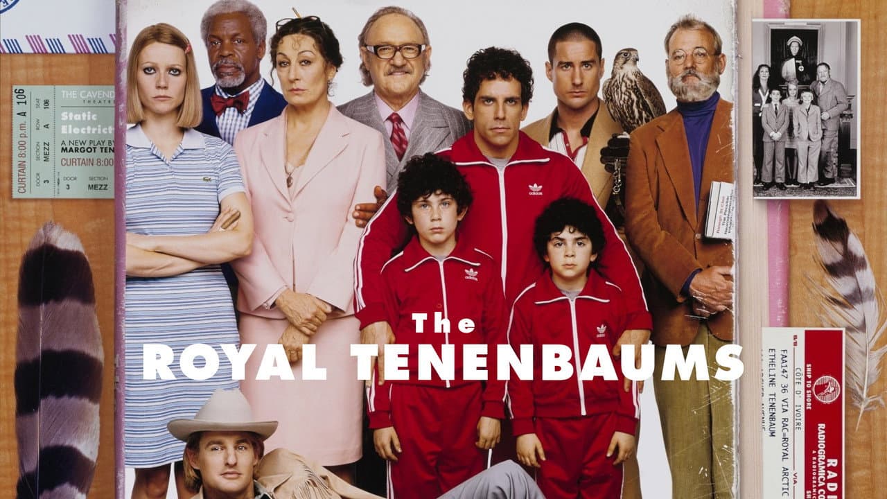 The Royal Tenenbaums — backdrops with title 4