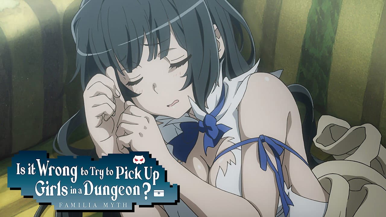 Is It Wrong to Try to Pick Up Girls in a Dungeon? — backdrops with title 3