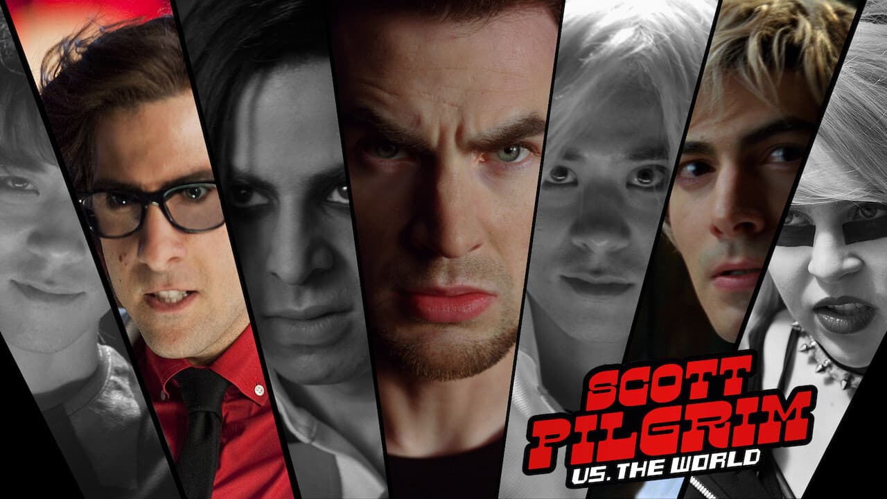 Scott Pilgrim vs. the World — backdrops with title 8