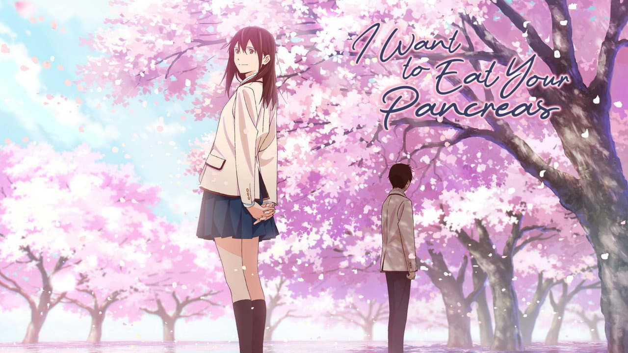 I Want to Eat Your Pancreas — backdrops with title 2