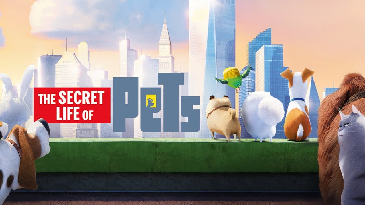 The Secret Life of Pets — backdrops with title 2