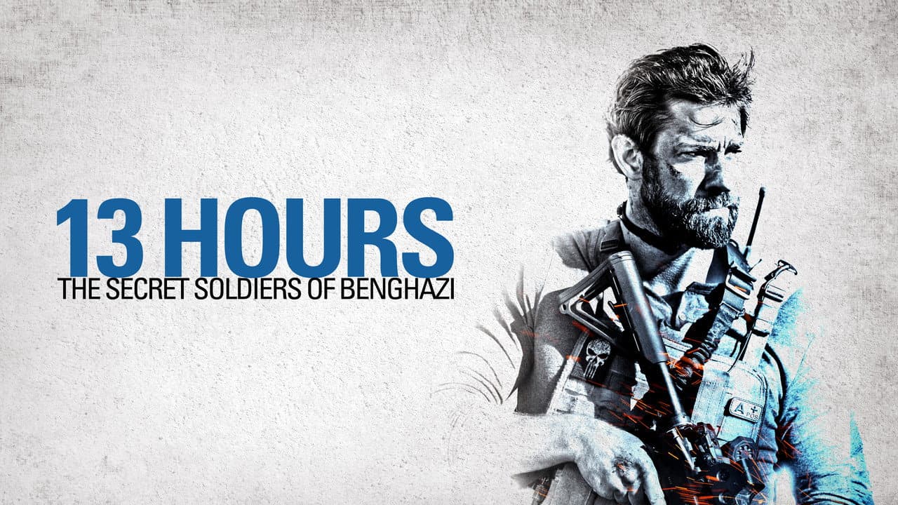 13 Hours: The Secret Soldiers of Benghazi — backdrops with title 3