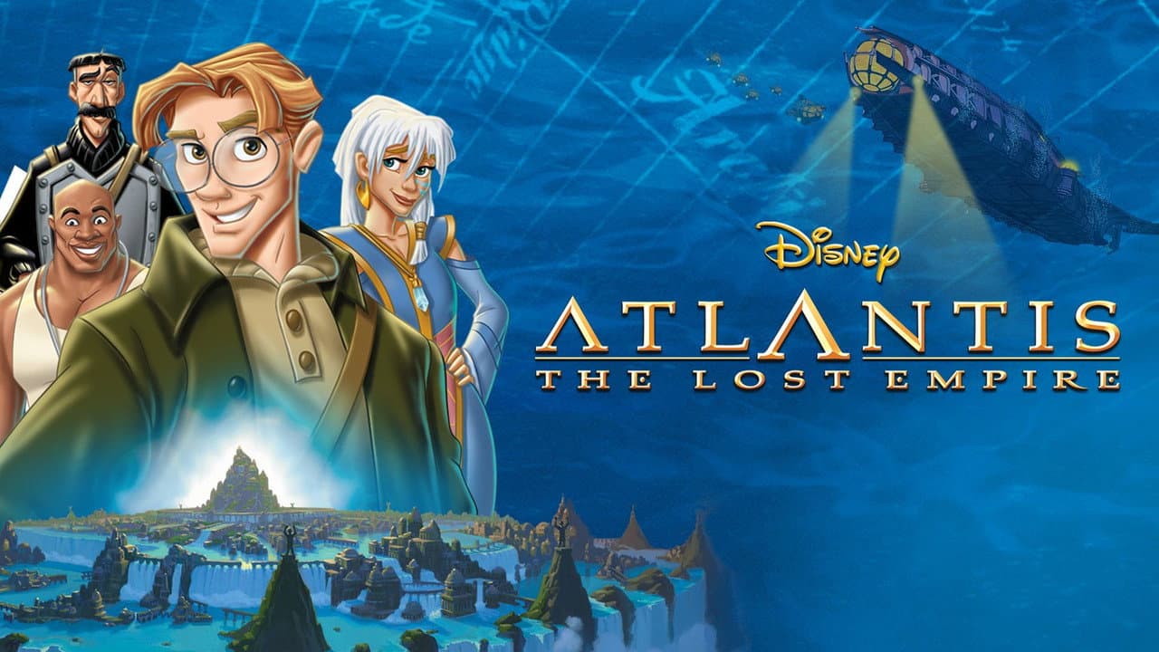 Atlantis: The Lost Empire — backdrops with title 1