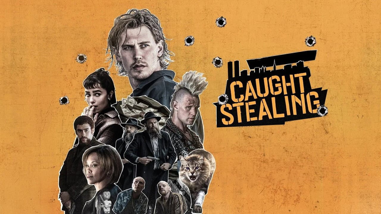 Caught Stealing — backdrops with title 3