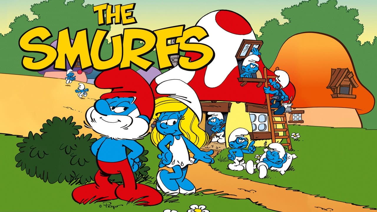 The Smurfs — backdrops with title 4