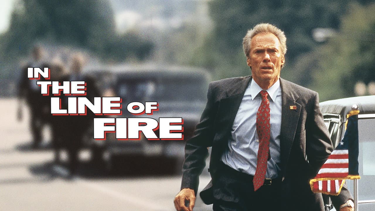 In the Line of Fire — backdrops with title 1