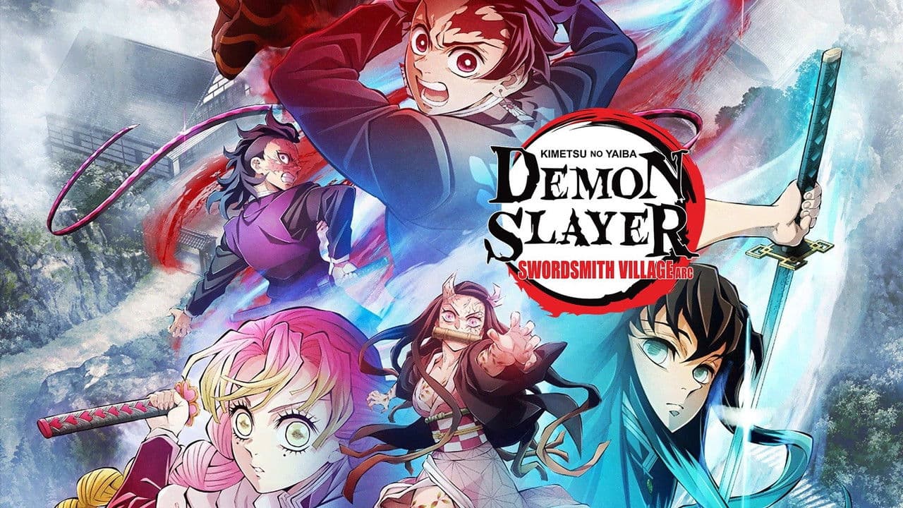 Demon Slayer: Kimetsu no Yaiba — backdrops with title 3
