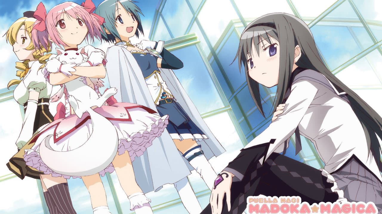 Puella Magi Madoka Magica — backdrops with title 1