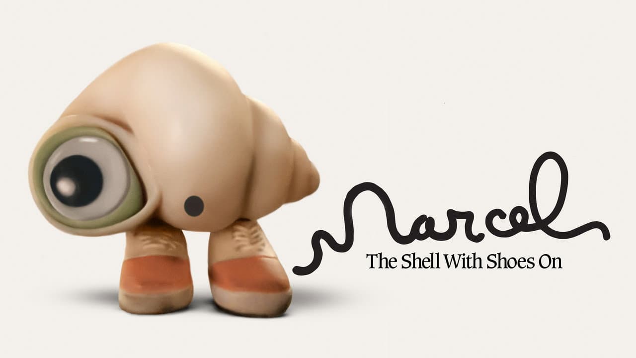 Marcel the Shell with Shoes On — backdrops with title 2