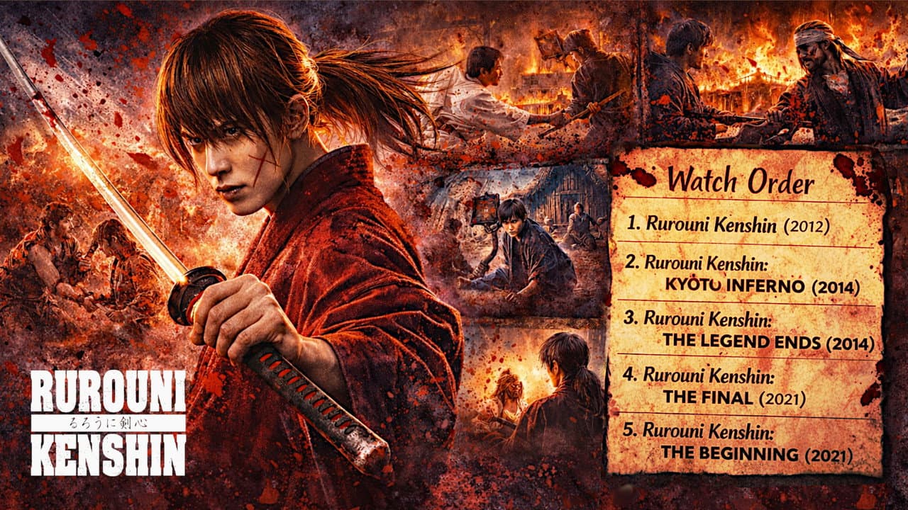 Rurouni Kenshin: The Final — backdrops with title 2