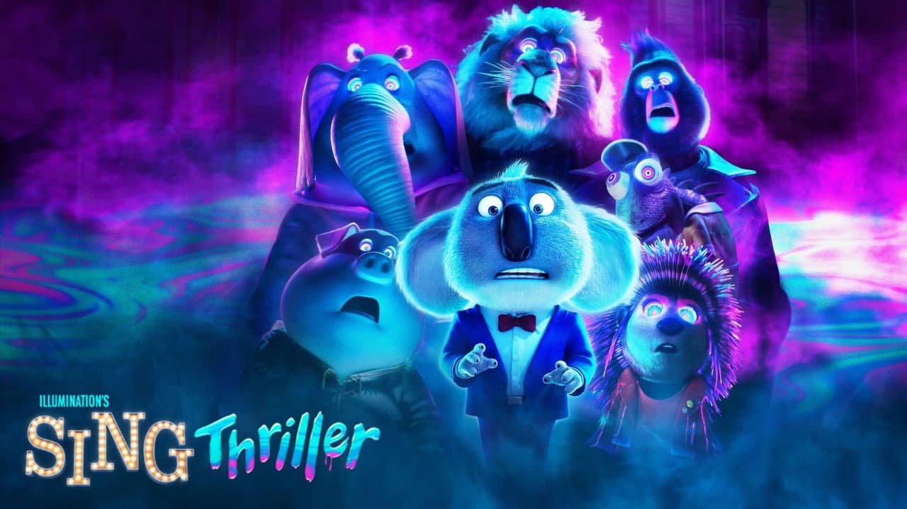 Sing: Thriller — backdrops with title 1