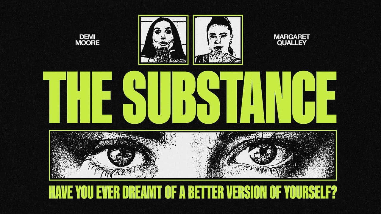 The Substance — backdrops with title 6